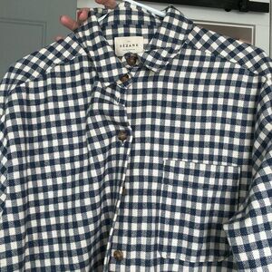 NWT Sezane Plaid Dress